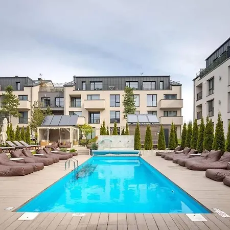 Apartamentai Su Baseinu Maluno Vilose Appartamento Palanga